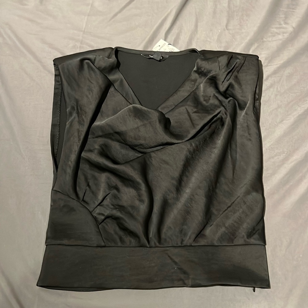Express Black Cowl Neck Top - Small
